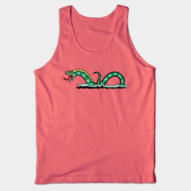 Sea Serpent Tank Top by AzureLionProductions